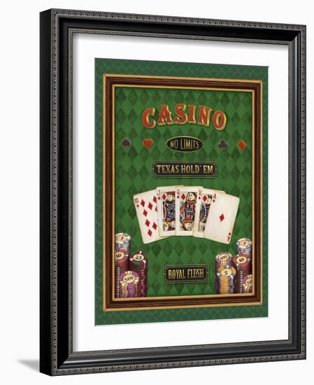 Texas Hold 'Em-Daphne Brissonnet-Framed Art Print