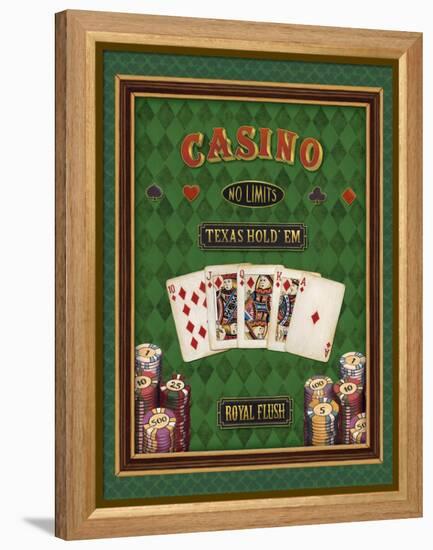 Texas Hold 'Em-Daphne Brissonnet-Framed Stretched Canvas