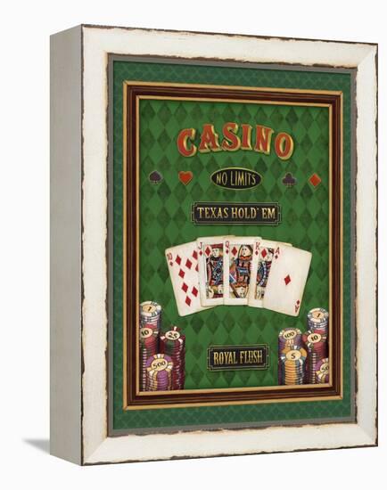 Texas Hold 'Em-Daphne Brissonnet-Framed Stretched Canvas