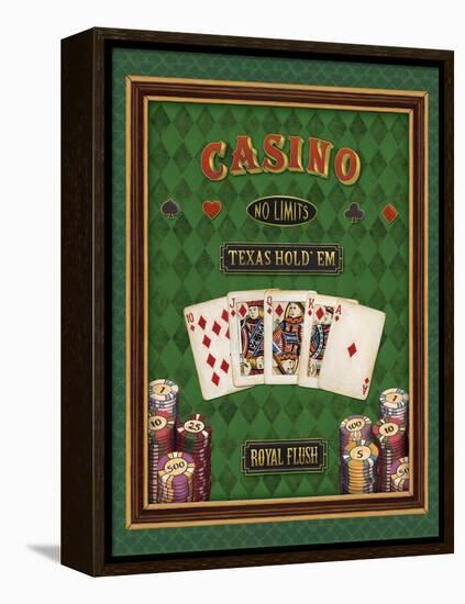 Texas Hold 'Em-Daphne Brissonnet-Framed Stretched Canvas