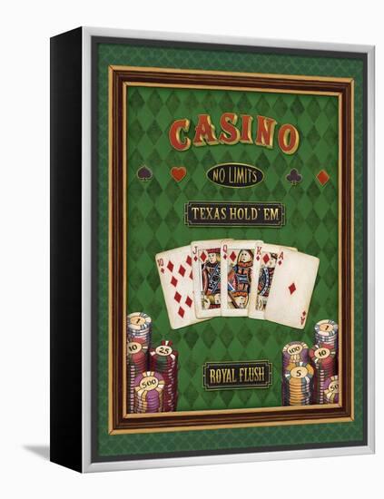 Texas Hold 'Em-Daphne Brissonnet-Framed Stretched Canvas