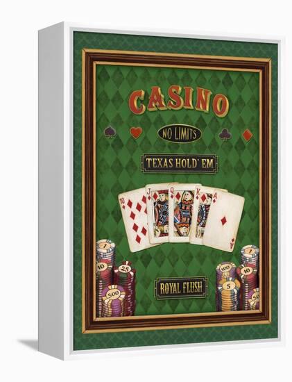 Texas Hold 'Em-Daphne Brissonnet-Framed Stretched Canvas