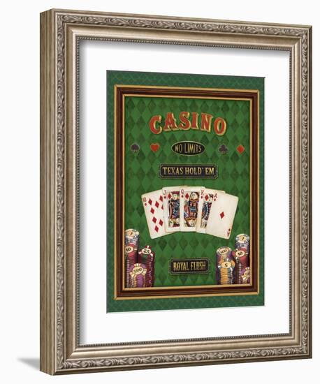 Texas Hold 'Em-Daphne Brissonnet-Framed Premium Giclee Print