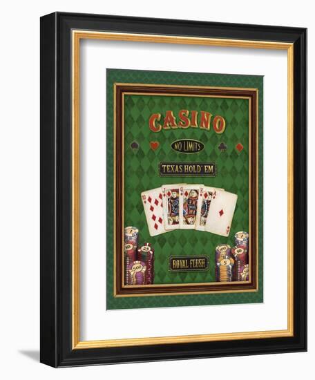 Texas Hold 'Em-Daphne Brissonnet-Framed Premium Giclee Print