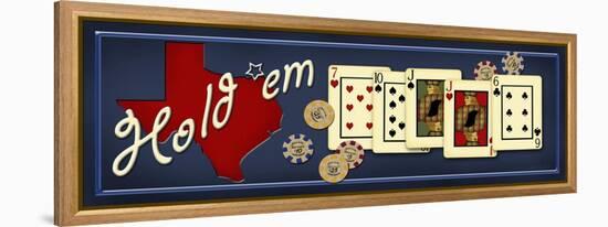 Texas Hold'em-Kate Ward Thacker-Framed Premier Image Canvas