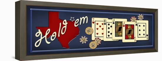 Texas Hold'em-Kate Ward Thacker-Framed Premier Image Canvas