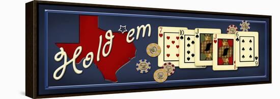 Texas Hold'em-Kate Ward Thacker-Framed Premier Image Canvas