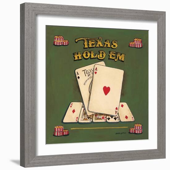 Texas Hold Em-Gregory Gorham-Framed Premium Giclee Print