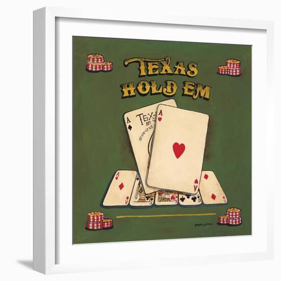 Texas Hold Em-Gregory Gorham-Framed Premium Giclee Print
