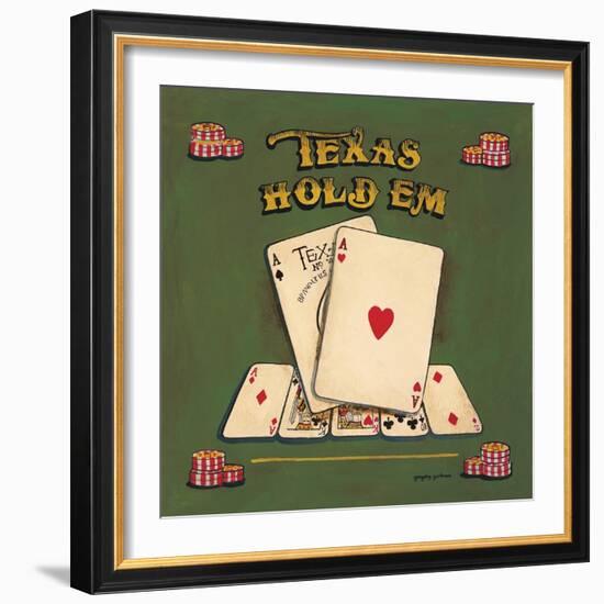 Texas Hold Em-Gregory Gorham-Framed Premium Giclee Print