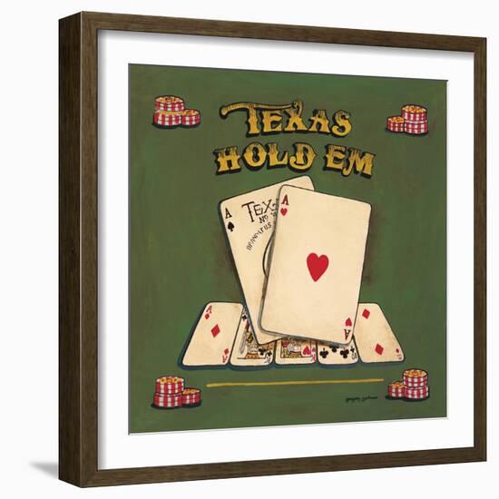 Texas Hold Em-Gregory Gorham-Framed Art Print