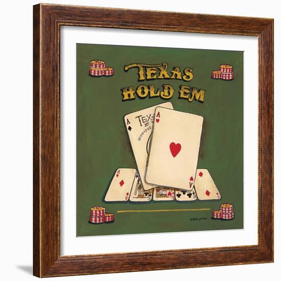 Texas Hold Em-Gregory Gorham-Framed Art Print