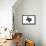 Texas - Home State - Gray on White-Lantern Press-Framed Stretched Canvas displayed on a wall