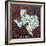 Texas License Plate Map Large-Design Turnpike-Framed Giclee Print