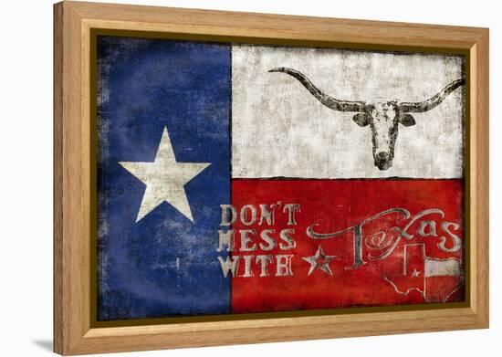 Texas Proud-Luke Wilson-Framed Stretched Canvas