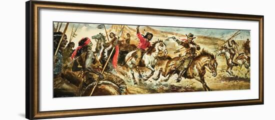 Texas Ranger-English School-Framed Giclee Print