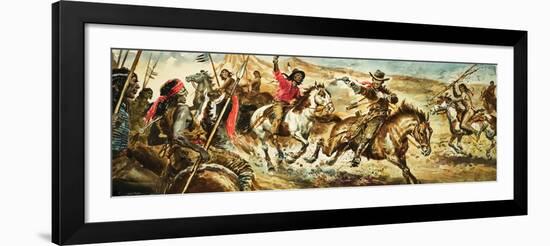 Texas Ranger-English School-Framed Giclee Print