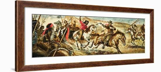 Texas Ranger-English School-Framed Giclee Print