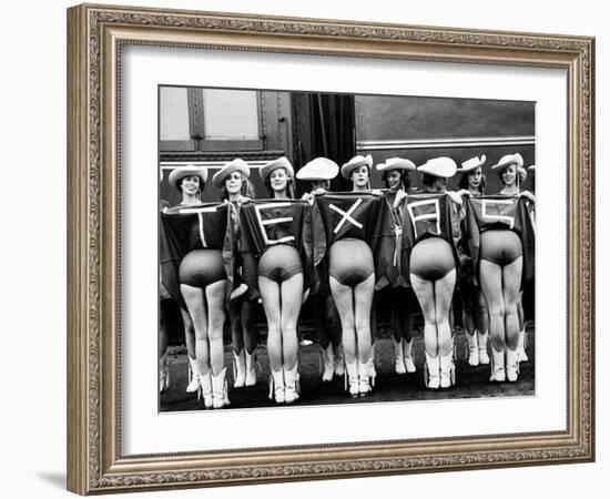 Texas Rangerettes Performing During Inauguration Festivities for Dwight D. Eisenhower-Hank Walker-Framed Premium Photographic Print