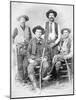 Texas Rangers Armed with Revolvers and Winchester Rifles, 1890 (B/W Photo)-American Photographer-Mounted Giclee Print