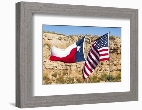 Texas. Route 66 west, Canyon, Palo Duro State Park and Canyon of the Prairie Dog Town-Alison Jones-Framed Photographic Print