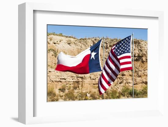 Texas. Route 66 west, Canyon, Palo Duro State Park and Canyon of the Prairie Dog Town-Alison Jones-Framed Photographic Print