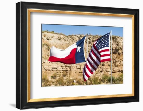 Texas. Route 66 west, Canyon, Palo Duro State Park and Canyon of the Prairie Dog Town-Alison Jones-Framed Photographic Print