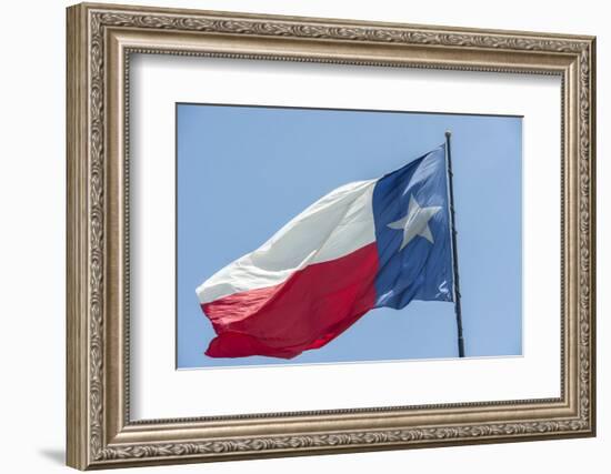 Texas state flag, Austin, Texas, Usa-Jim Engelbrecht-Framed Photographic Print