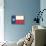 Texas State Flag-Lantern Press-Framed Stretched Canvas displayed on a wall