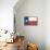 Texas State Flag-Lantern Press-Framed Stretched Canvas displayed on a wall