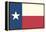 Texas State Flag-Lantern Press-Framed Stretched Canvas