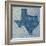 Texas State Words-David Bowman-Framed Giclee Print