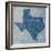 Texas State Words-David Bowman-Framed Giclee Print