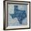 Texas State Words-David Bowman-Framed Giclee Print