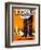 "Texas" Vintage Travel Poster, International Airways-Piddix-Framed Art Print