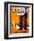 "Texas" Vintage Travel Poster, International Airways-Piddix-Framed Art Print