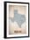 Texas-American Flat-Framed Giclee Print