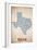 Texas-American Flat-Framed Giclee Print