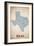 Texas-American Flat-Framed Giclee Print