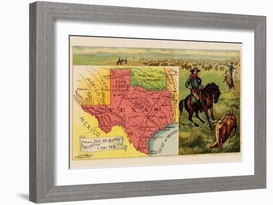 Texas-Arbuckle Brothers-Framed Premium Giclee Print