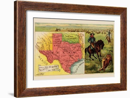 Texas-Arbuckle Brothers-Framed Premium Giclee Print