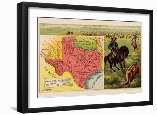 Texas-Arbuckle Brothers-Framed Premium Giclee Print