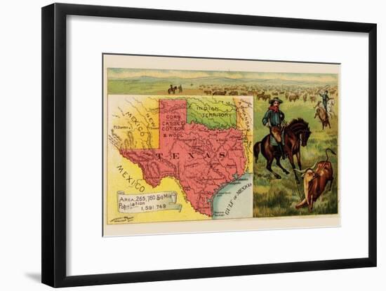 Texas-Arbuckle Brothers-Framed Art Print