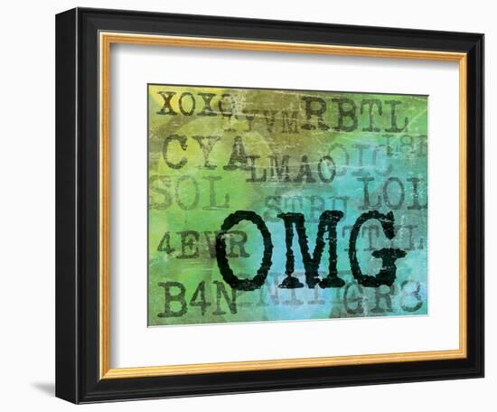 Text Logic II-N. Harbick-Framed Art Print