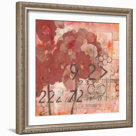 Text Primroses-Jane Bellows-Framed Premium Giclee Print