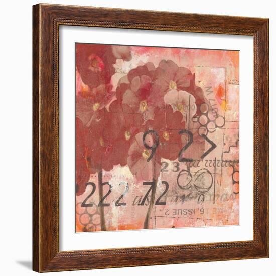 Text Primroses-Jane Bellows-Framed Premium Giclee Print