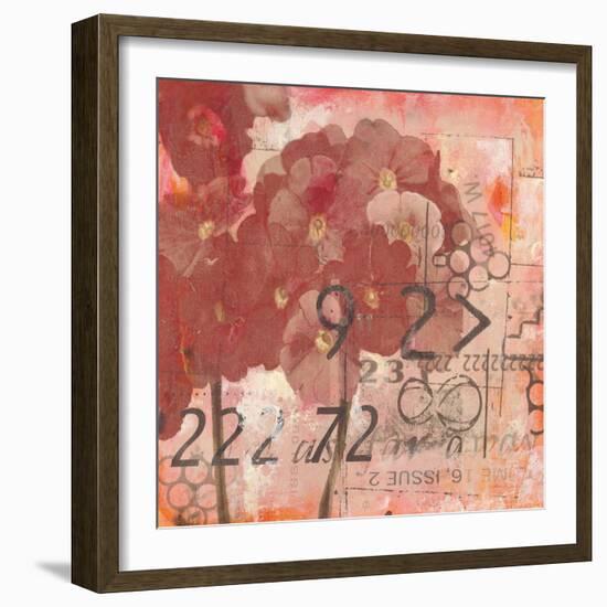 Text Primroses-Jane Bellows-Framed Art Print