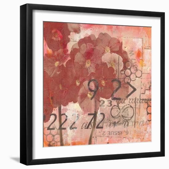 Text Primroses-Jane Bellows-Framed Art Print