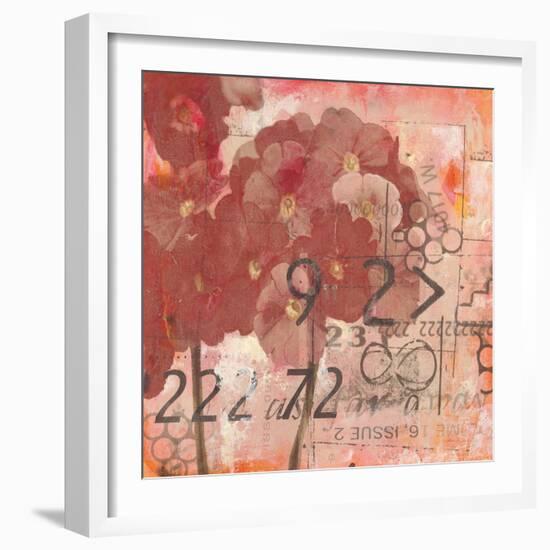 Text Primroses-Jane Bellows-Framed Art Print