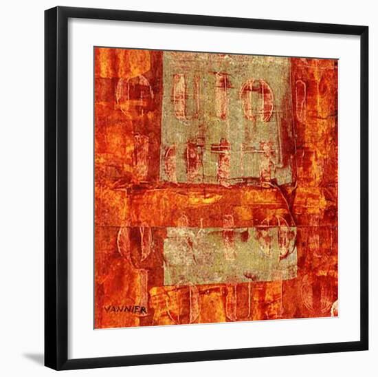 Texte-Christine Vannier-Framed Art Print